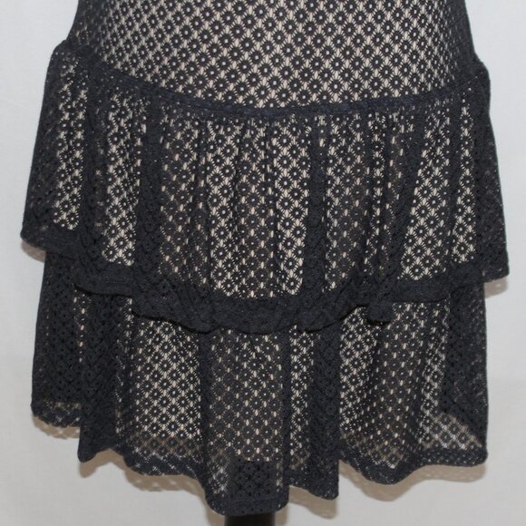 Jessica Simpson Navy Lace Dress w/Beige Lining - Picture 3 of 14
